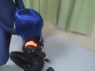 Latex Kigurumi Bondage and Blue Zentai Sex: Free Porn 8a