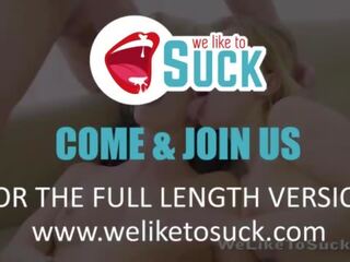Weliketosuck - петър смучене най-добър приятели предприеме изпразване в уста