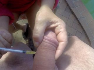 زوجة administers injections ل يد وظيفة & أنا بوضعه: عالية الوضوح الاباحية 53
