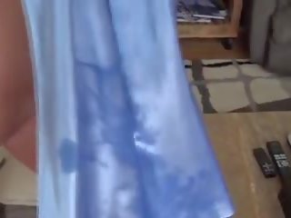 Periwinkle صقيل nightie اللعنة و بوضعه, عالية الوضوح الاباحية 27