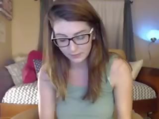 Girl Glasses Tits Webcam Solo One, Free Porn e0